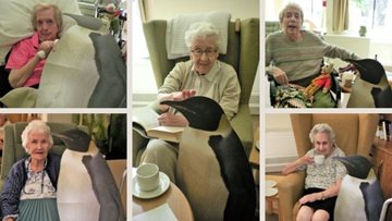 World Penguin Day for Westbury care home Residents